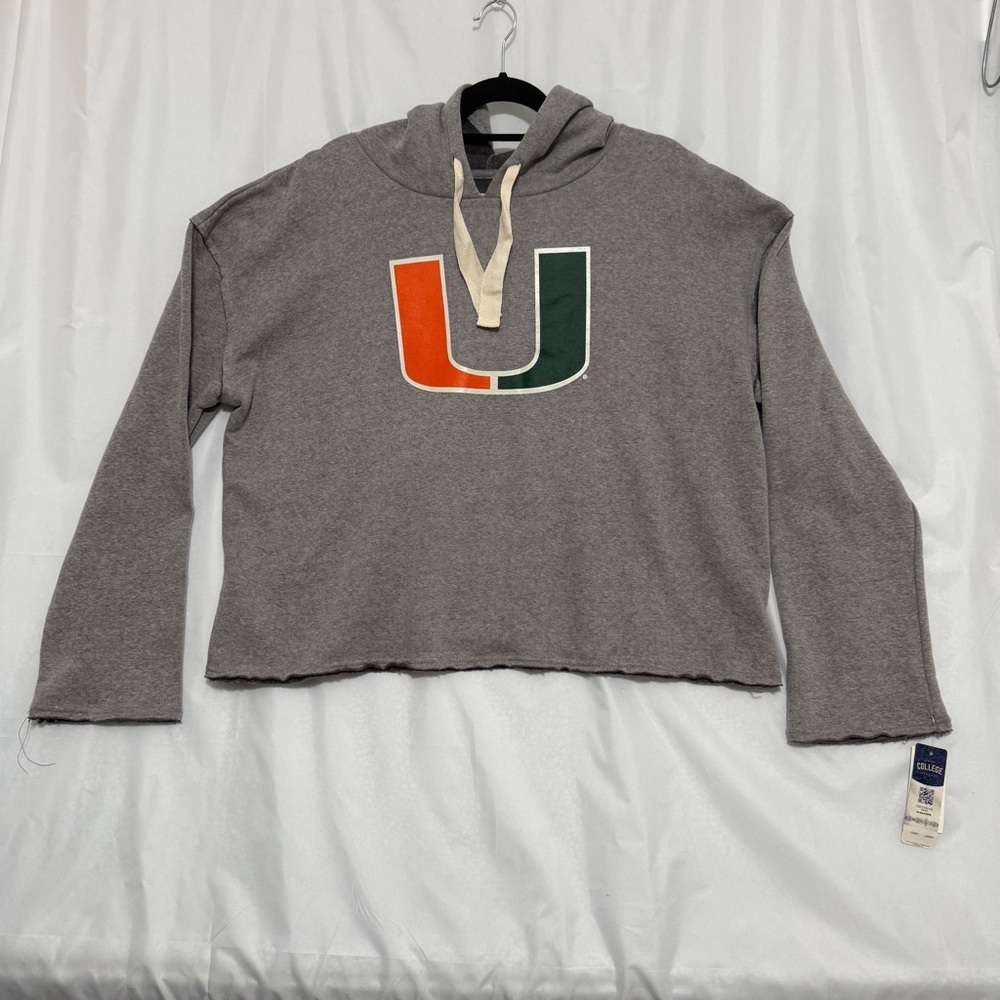 Miami University, Gray Women's Hoodie, size XXL
